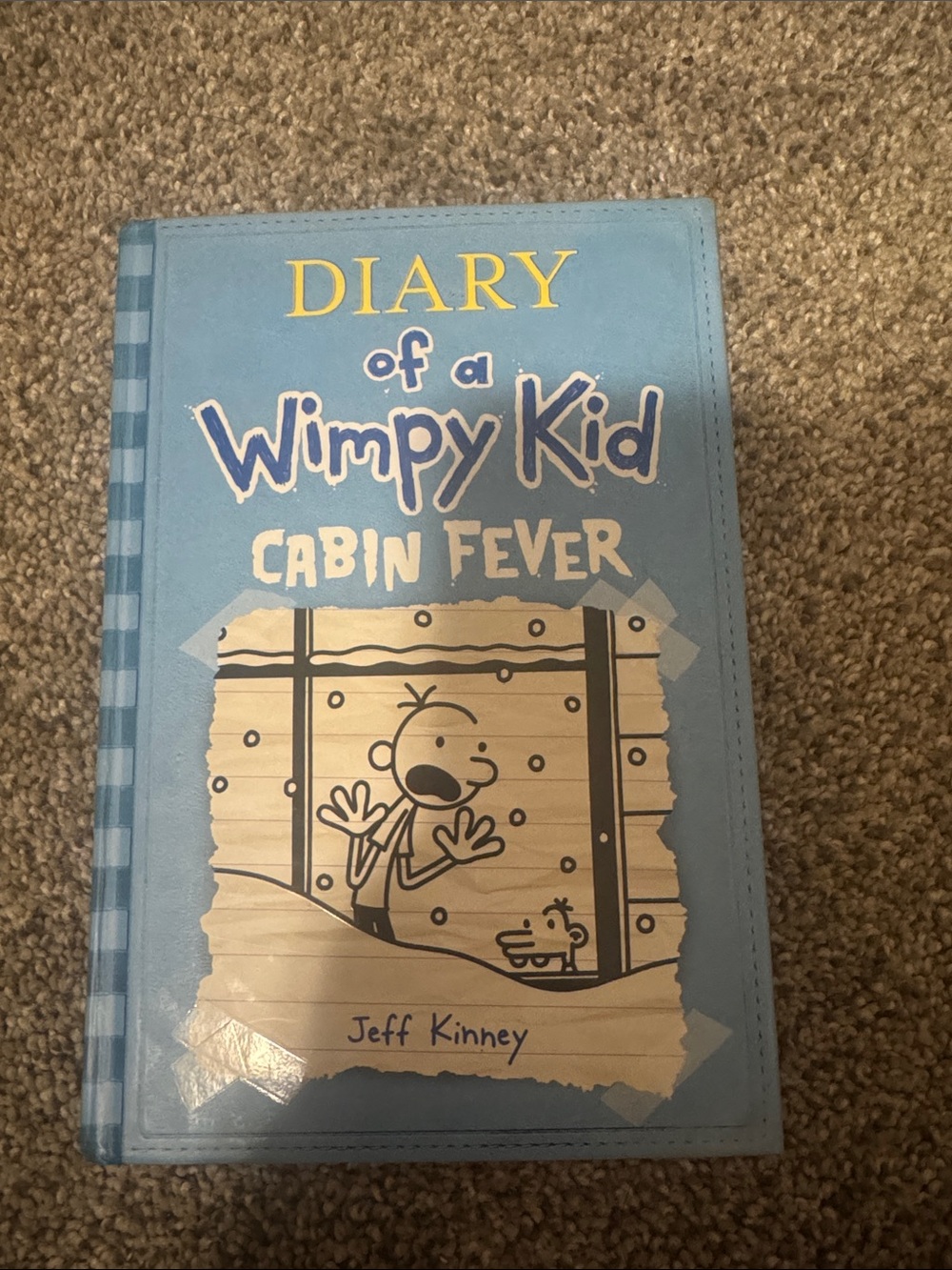 Hardback book 📕 diary of a Wimpy kid cabin fever by Jeff Kinney